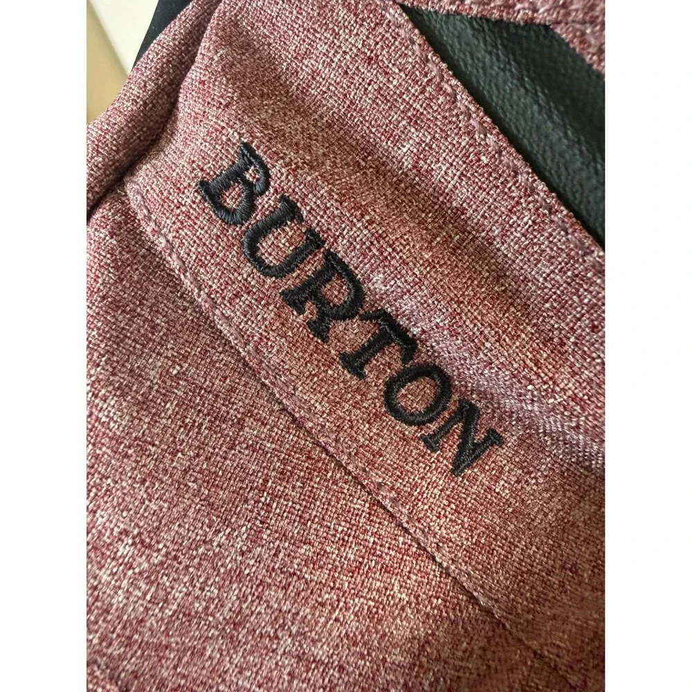Burton Womens Gore-Tex Snowboard Gloves Heathered Rose Burgundy Large 2304